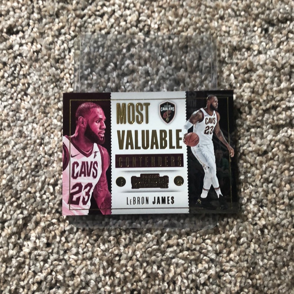 LeBron James most valuable contenders card